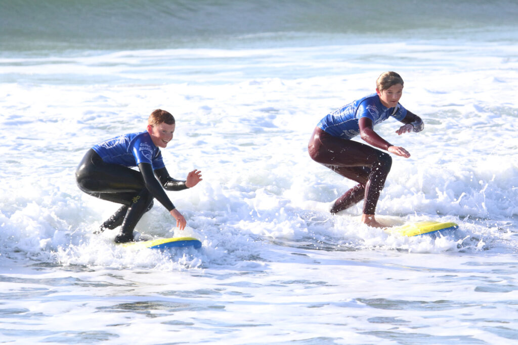 Gwithian learning to surf global boarders